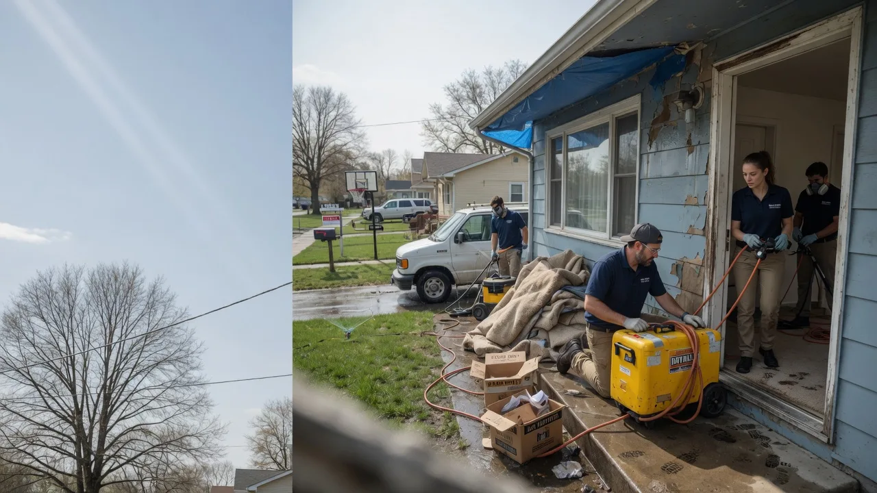 Basement Flood Cleanup in Bunker Hill, IL near me